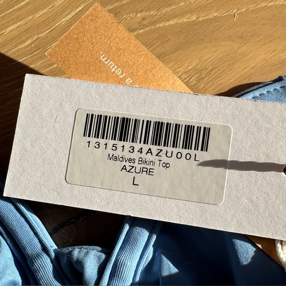 NWT Reformation Bikini Blue—Top Size Large, Bottoms Size Medium - Picture 12 of 16